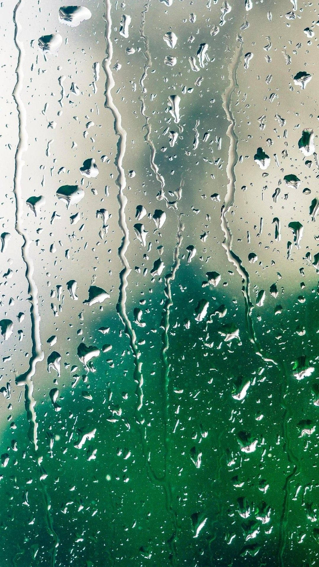 Whatsappchat Wasserdropsen Auf Dem Fenster Wallpaper
