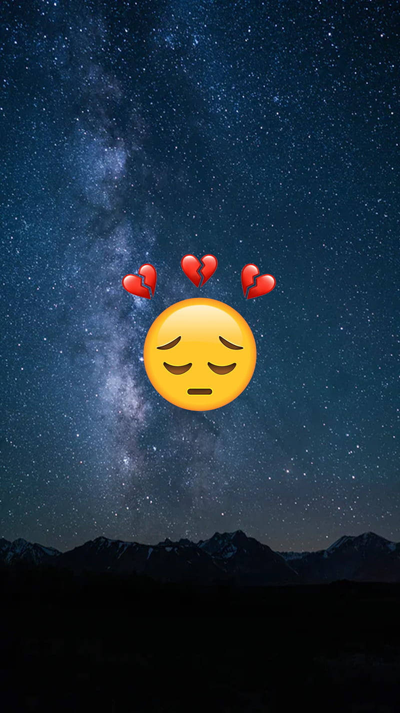 Whatsapp Dp Sad Emoji Background