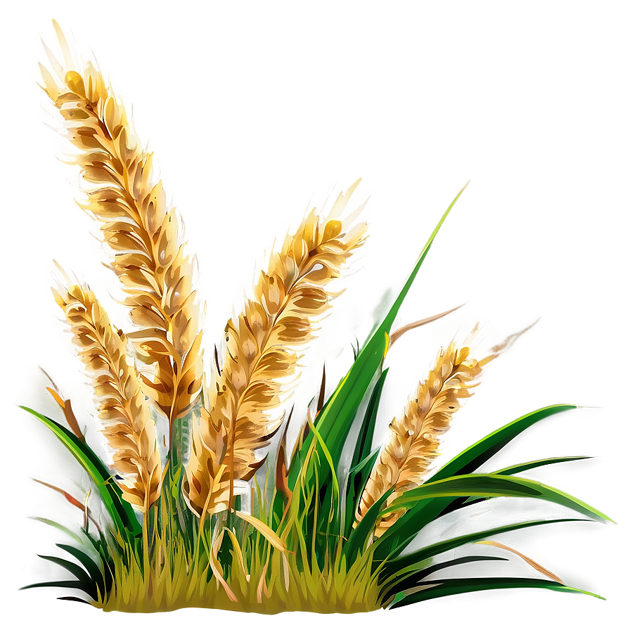 Wheat-like Grass Png 06212024 PNG