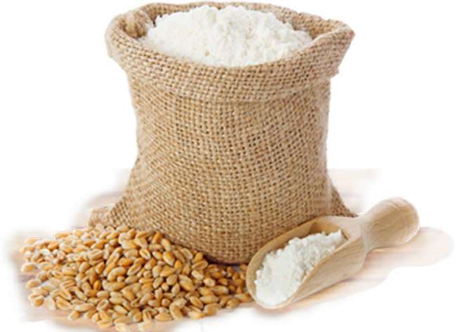 Wheatand Flour Burlap Sack PNG