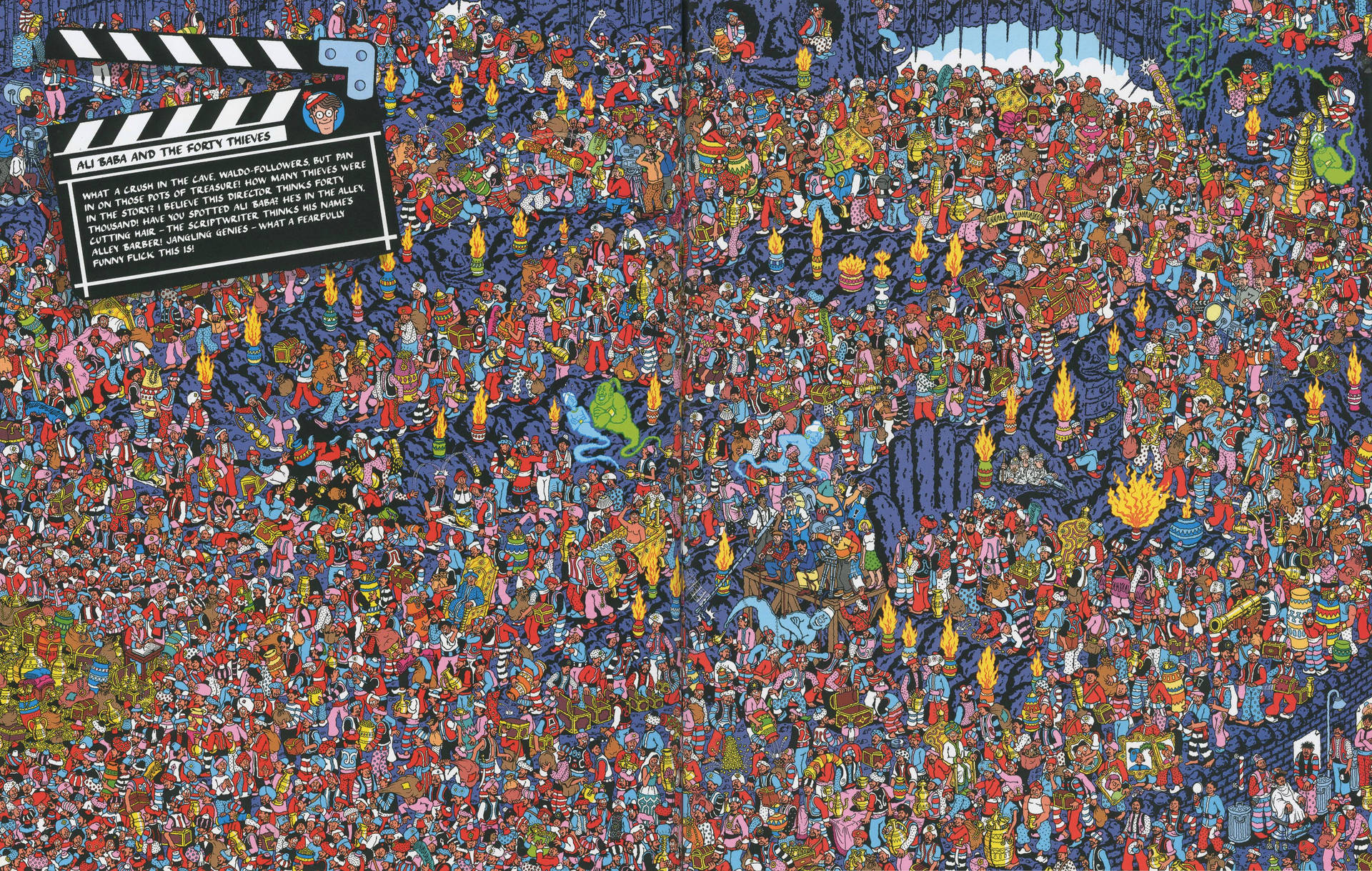Where's Waldo Ali Baba And The Forty Thieves Wallpaper