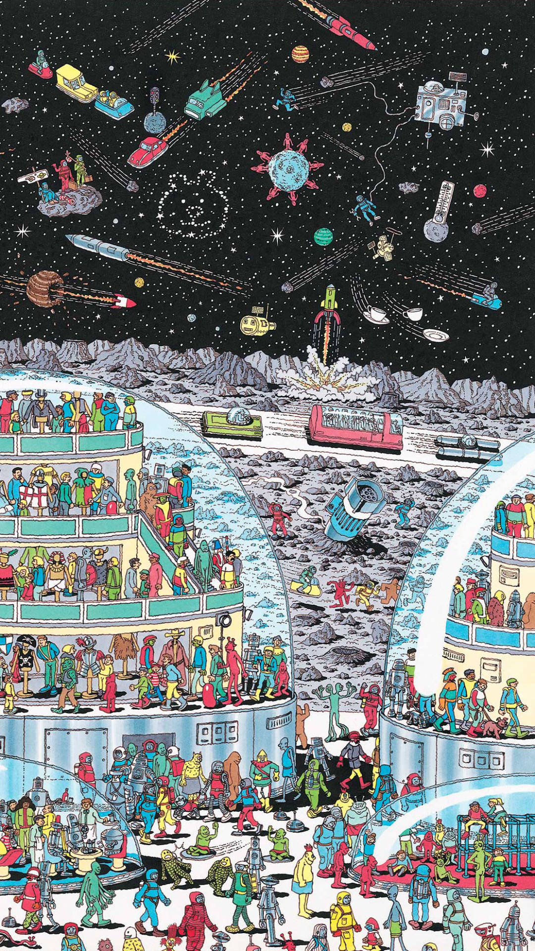 Where's Waldo Alien Life Wallpaper