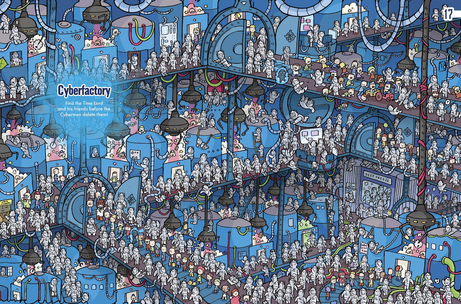 Where's Waldo Cyber Factory Wallpaper