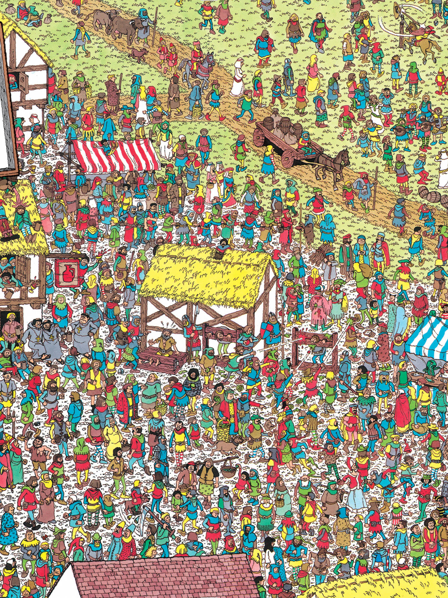 Where's Waldo Medieval Life Wallpaper
