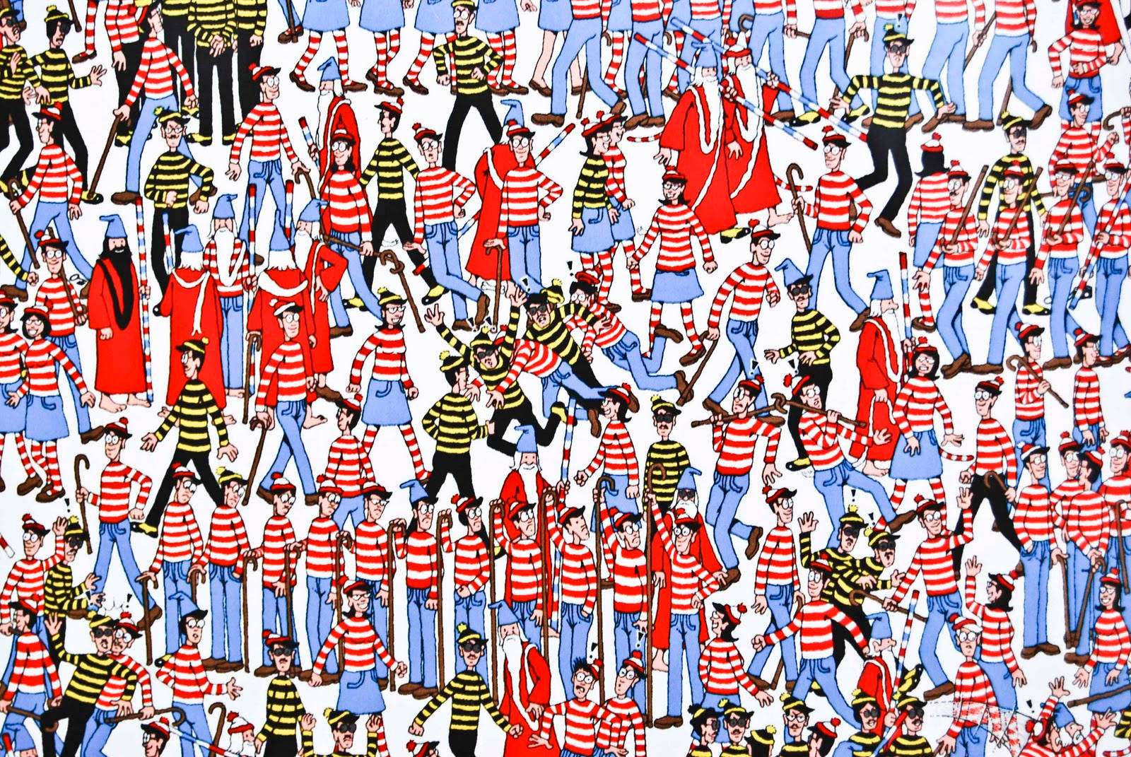 Where's Waldo Striped Shirts Wallpaper