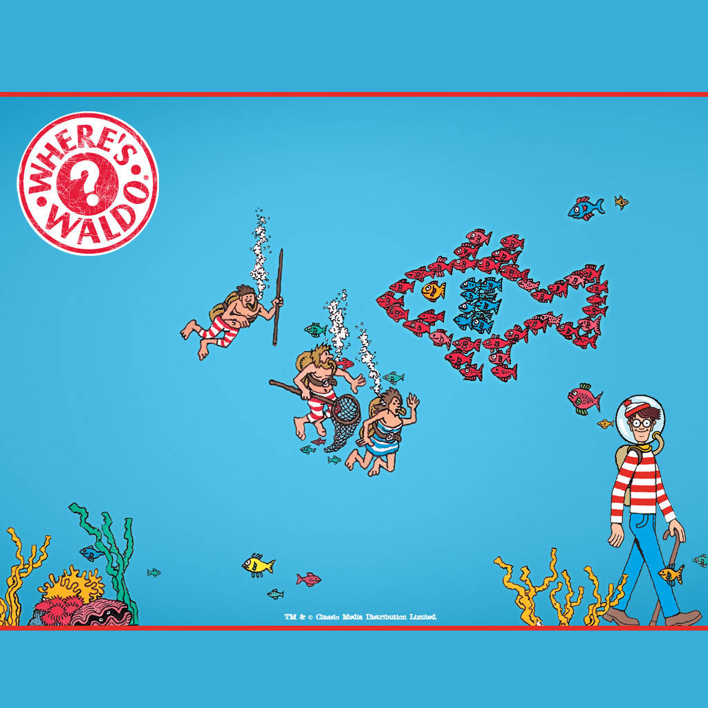 Where's Waldo Under The Sea Wallpaper