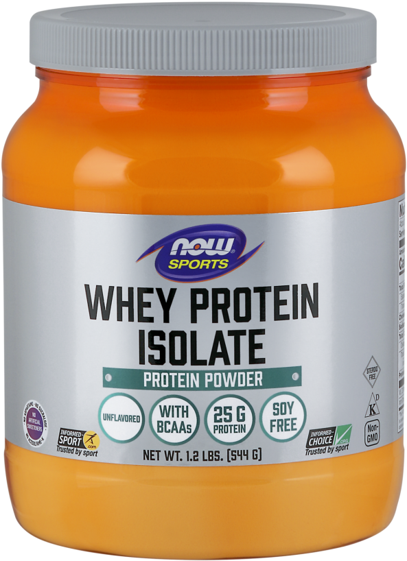 Whey Protein Isolate Powder Container PNG