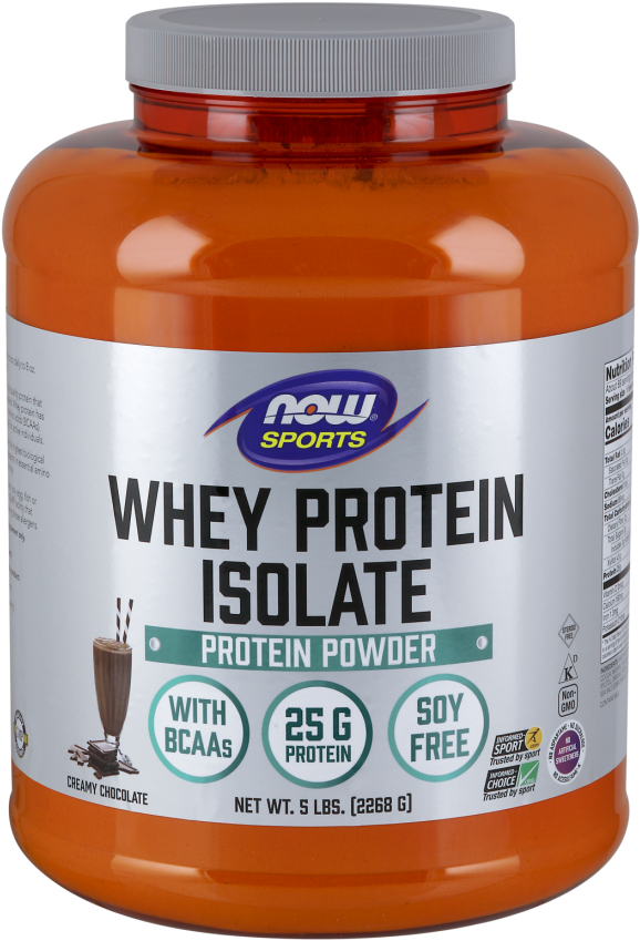 Whey Protein Isolate Powder Container PNG