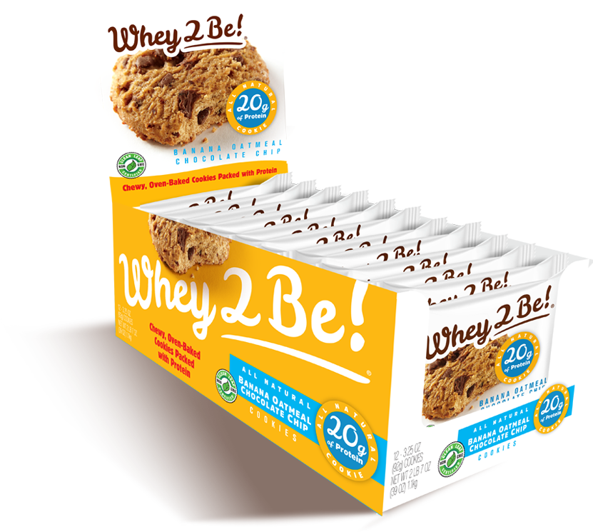 Whey2 Be Protein Oatmeal Cookies Packaging PNG
