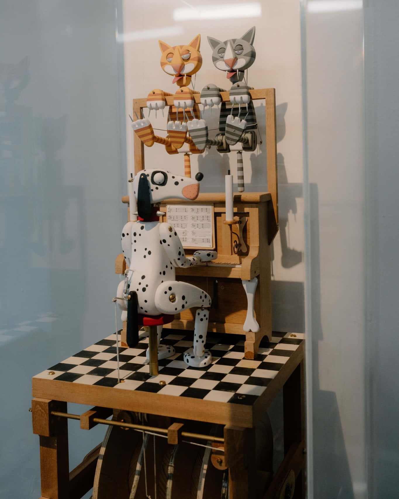 Whimsical Automaton Exhibit Wallpaper