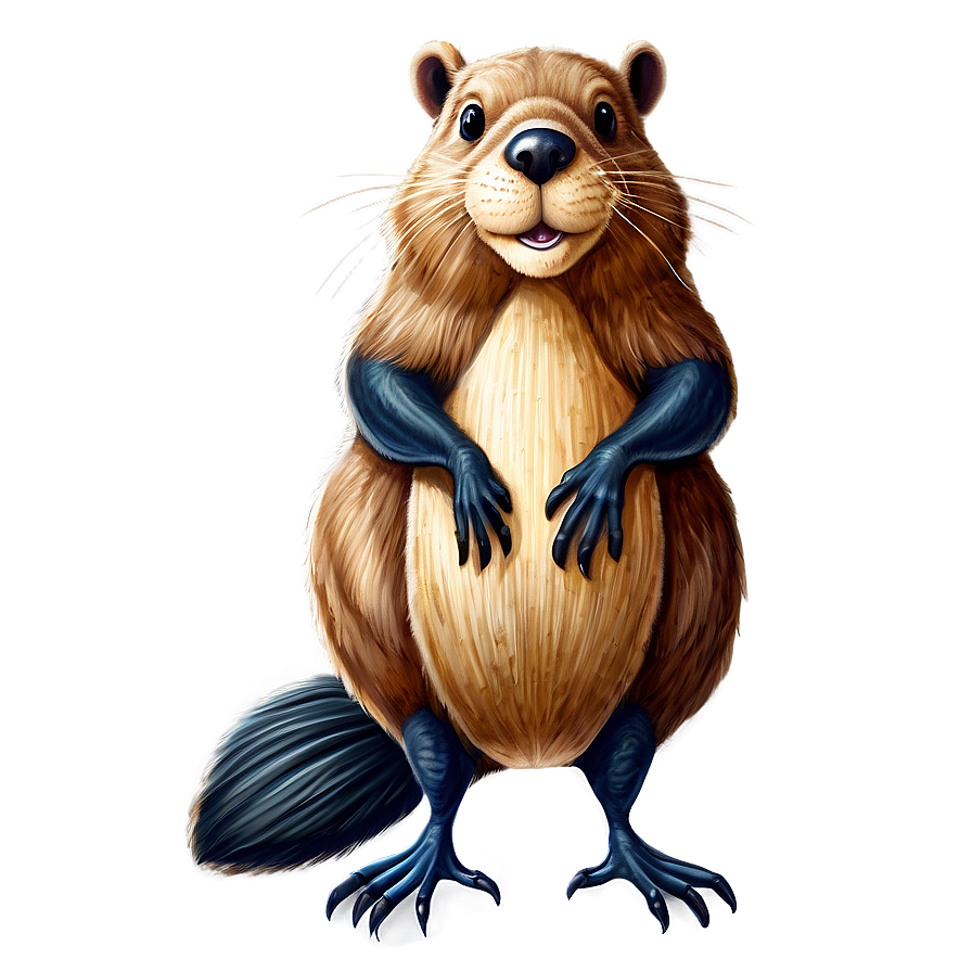 Download Whimsical Beaver Drawing Png 05242024 | Wallpapers.com