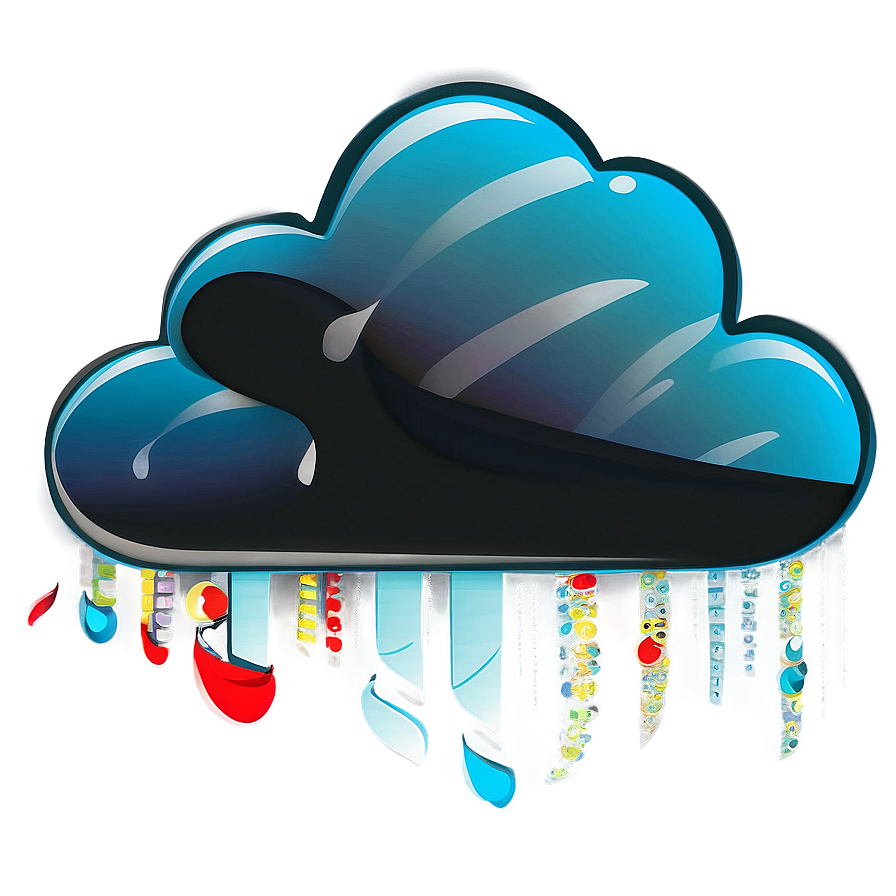 Whimsical Cloud Vector Design Png 06262024 PNG