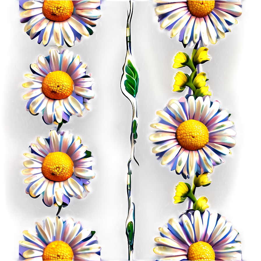 Whimsical Daisy Chain Png Wmd PNG