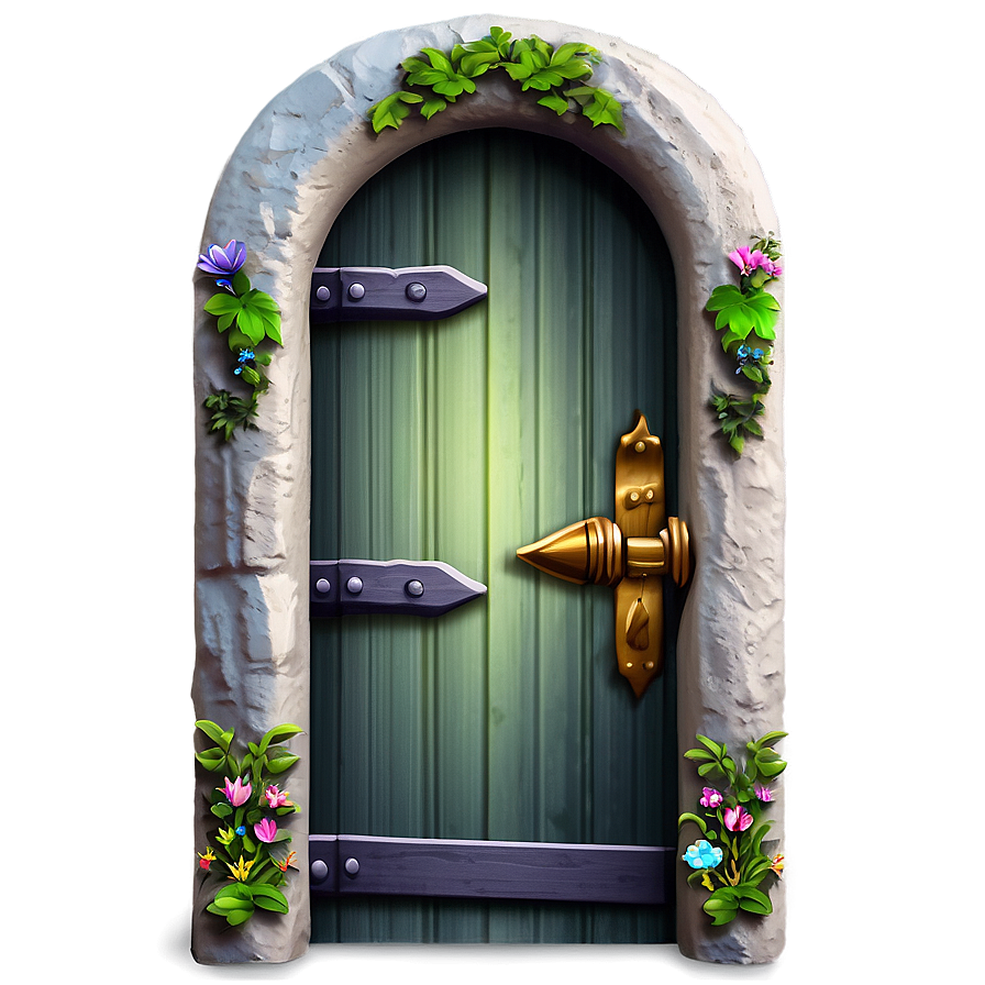 Whimsical Fairy Door Png 05042024 PNG
