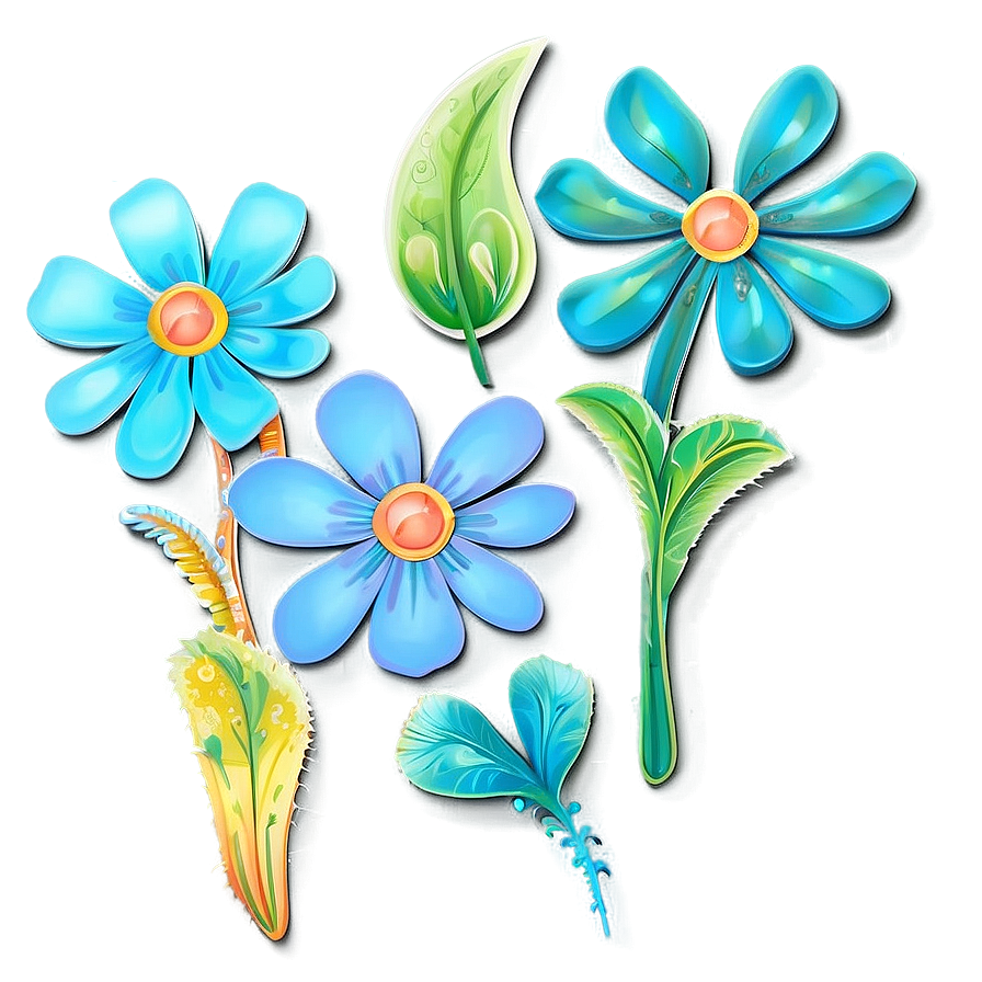 Whimsical Flowers Fantasy Png 59 PNG