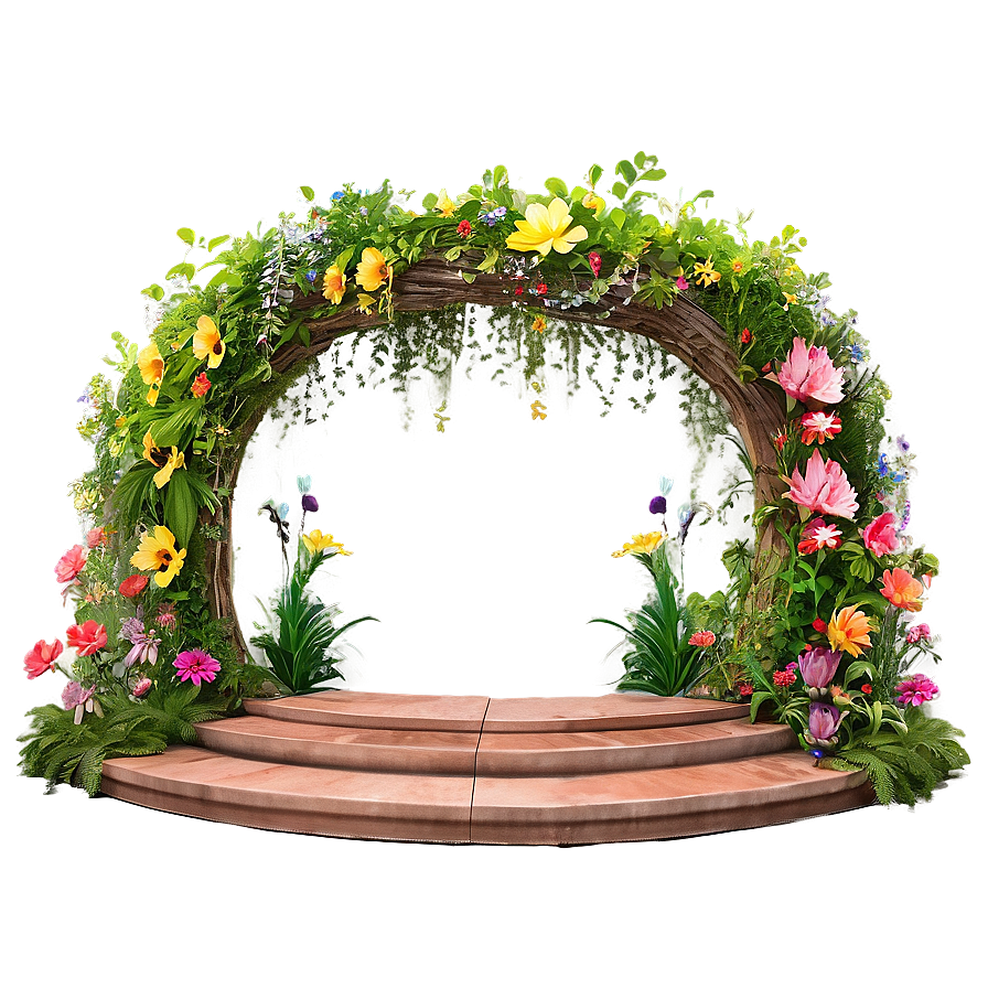 Whimsical Garden Altar Png Rre8 PNG