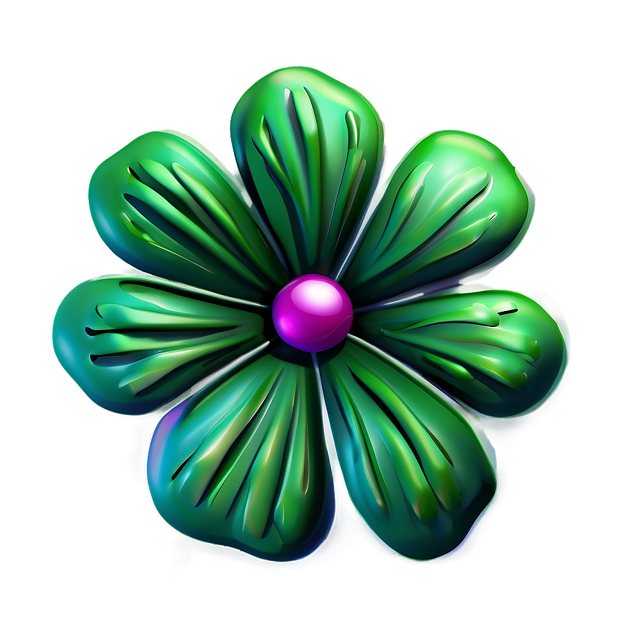 Download Whimsical Green Flower Png 27 | Wallpapers.com