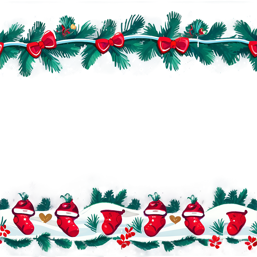 Whimsical Holiday Border Png 99 PNG