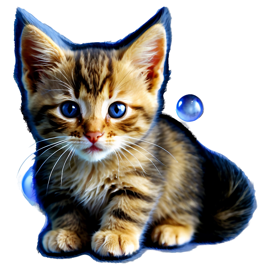 Whimsical Kitten Png 06242024 PNG