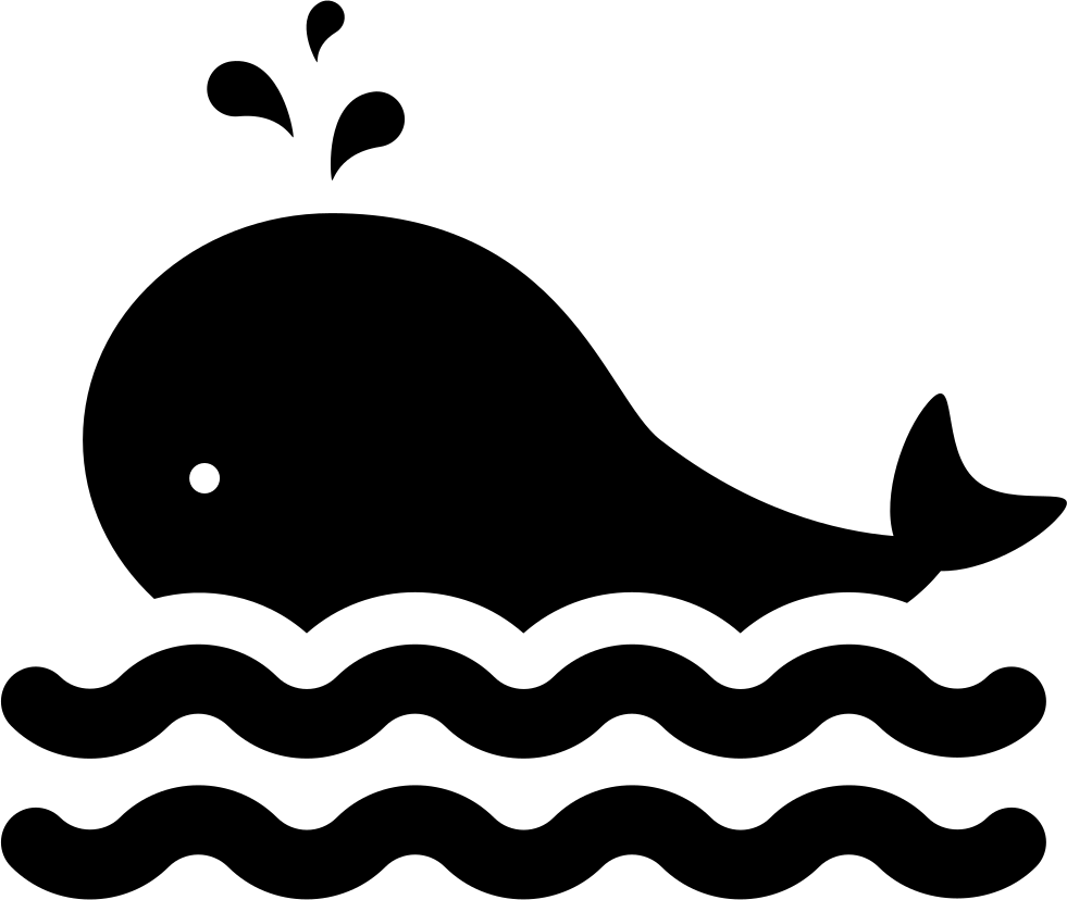 Whimsical Whale Graphic PNG