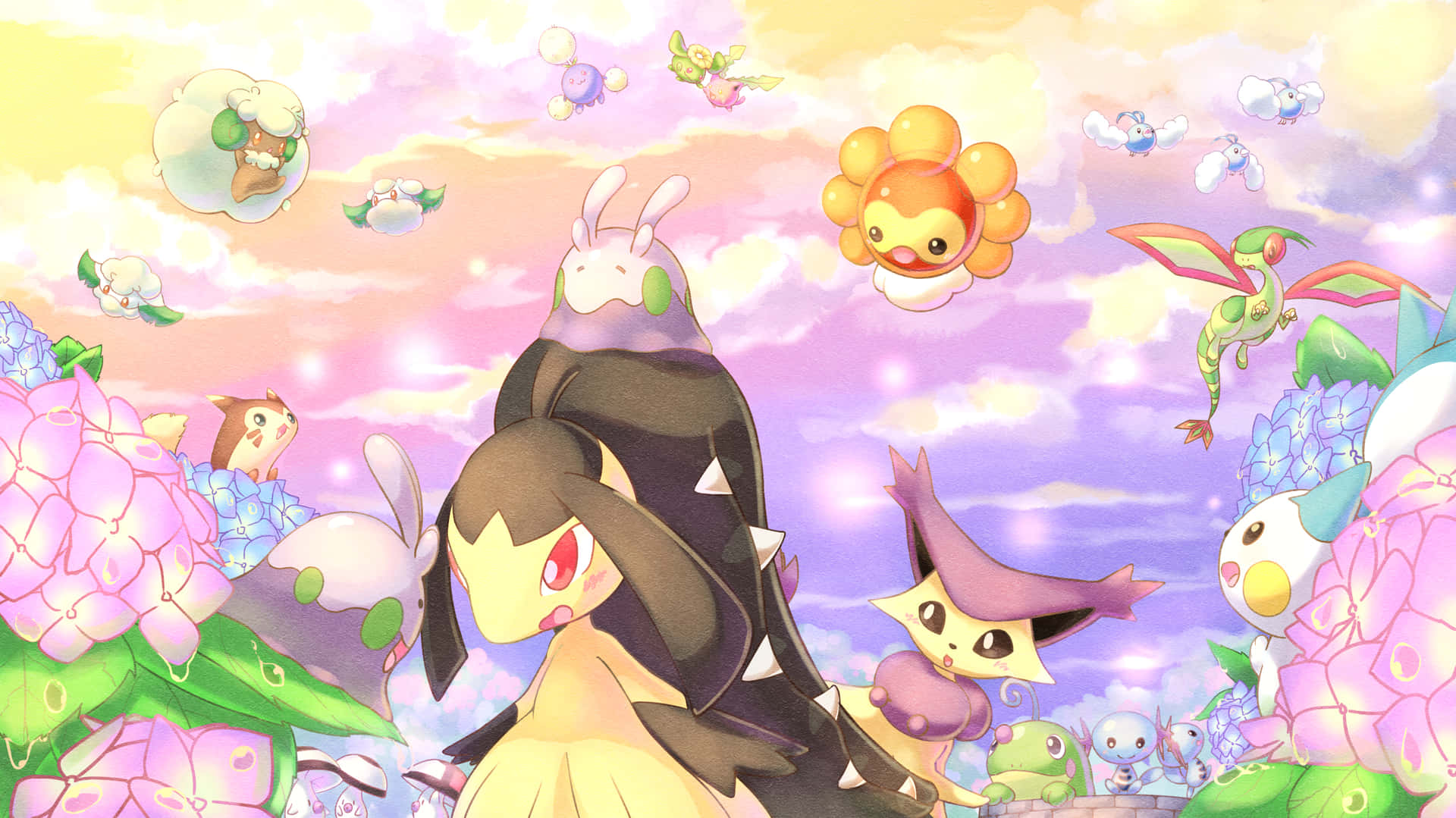 Whimsicott Cute Pokemon Wallpaper