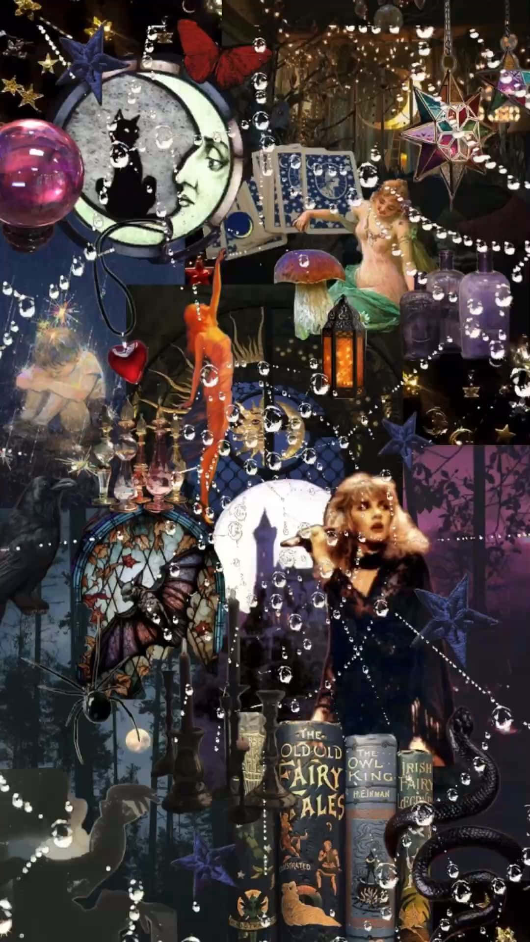 Whimsigoth Collage Aesthetic Wallpaper
