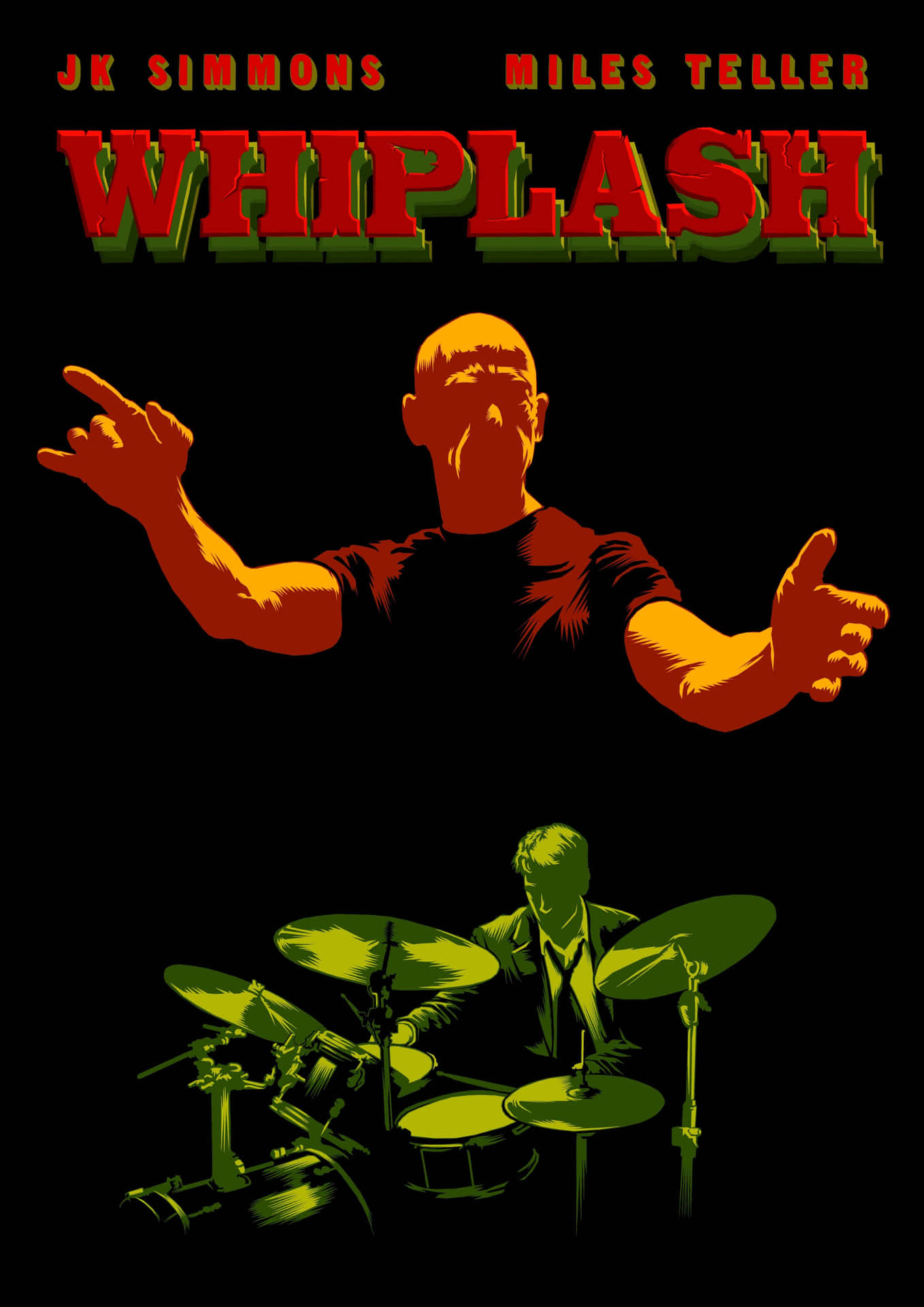 Whiplash Movie Poster Art Wallpaper
