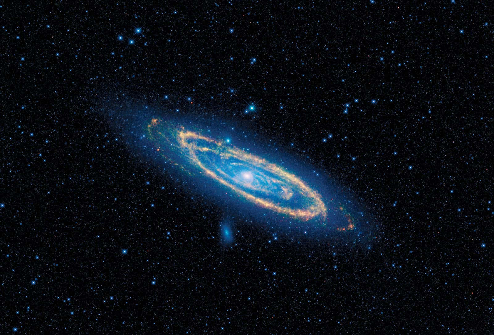Majestic Whirlpool Galaxy – A Cosmic Wonder Wallpaper