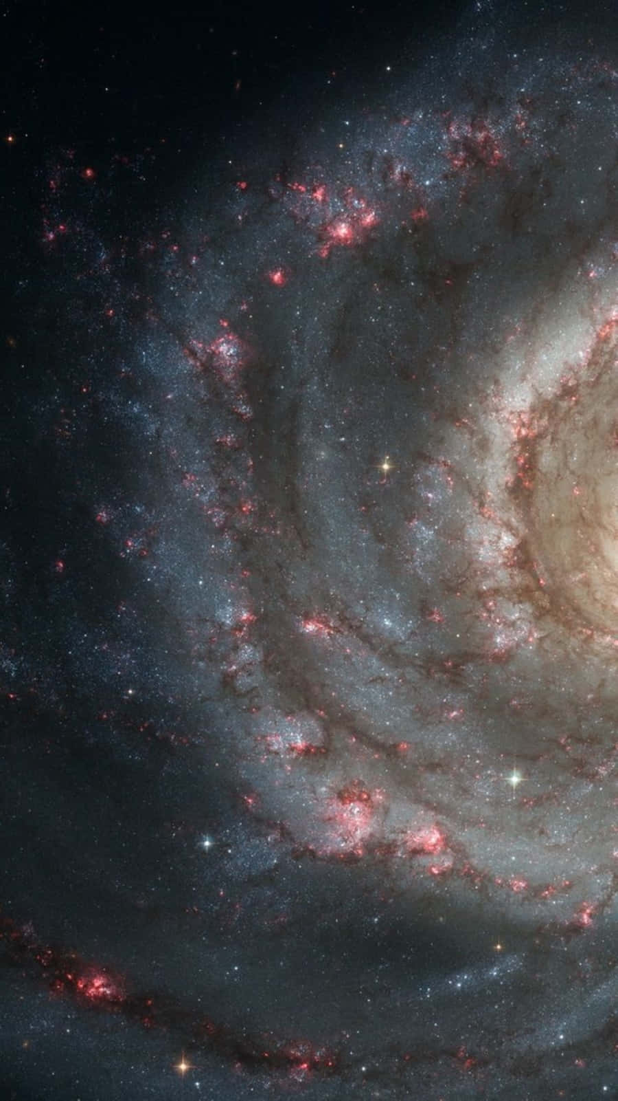 The Breathtaking Whirlpool Galaxy in a High Resolution Image Wallpaper
