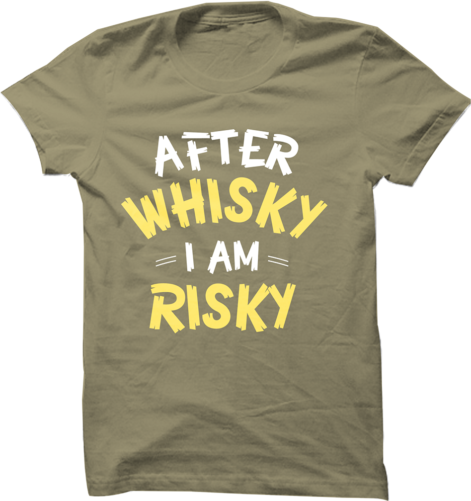Whisky Humor T Shirt Design PNG