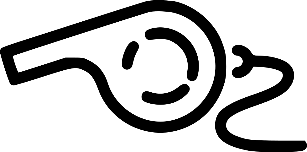 Whistle Outline Graphic PNG