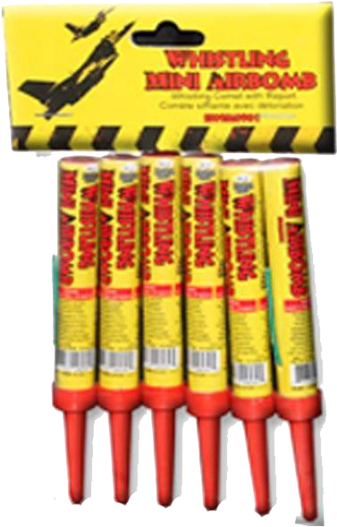 Whistling Mini Airbombs Fireworks Pack PNG