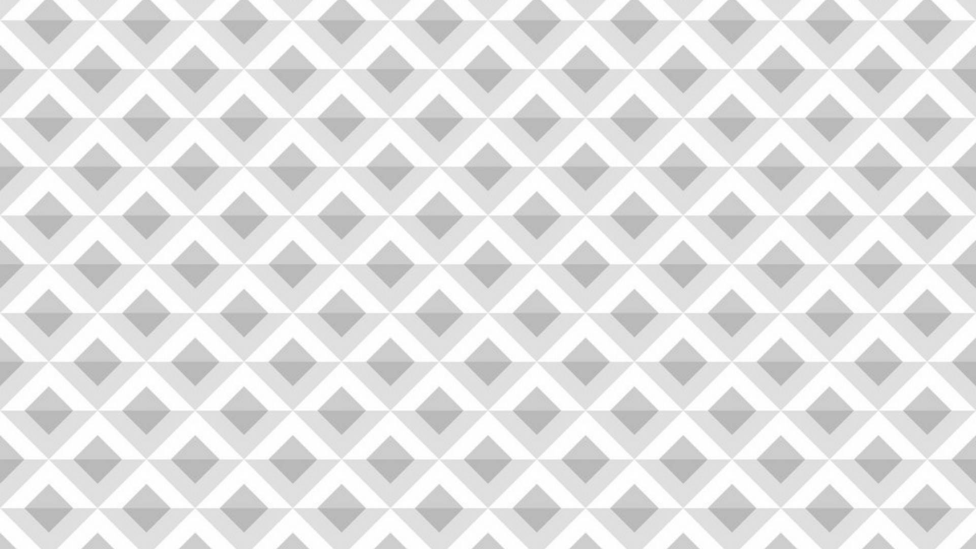 White Abstract Diamond Shapes Wallpaper