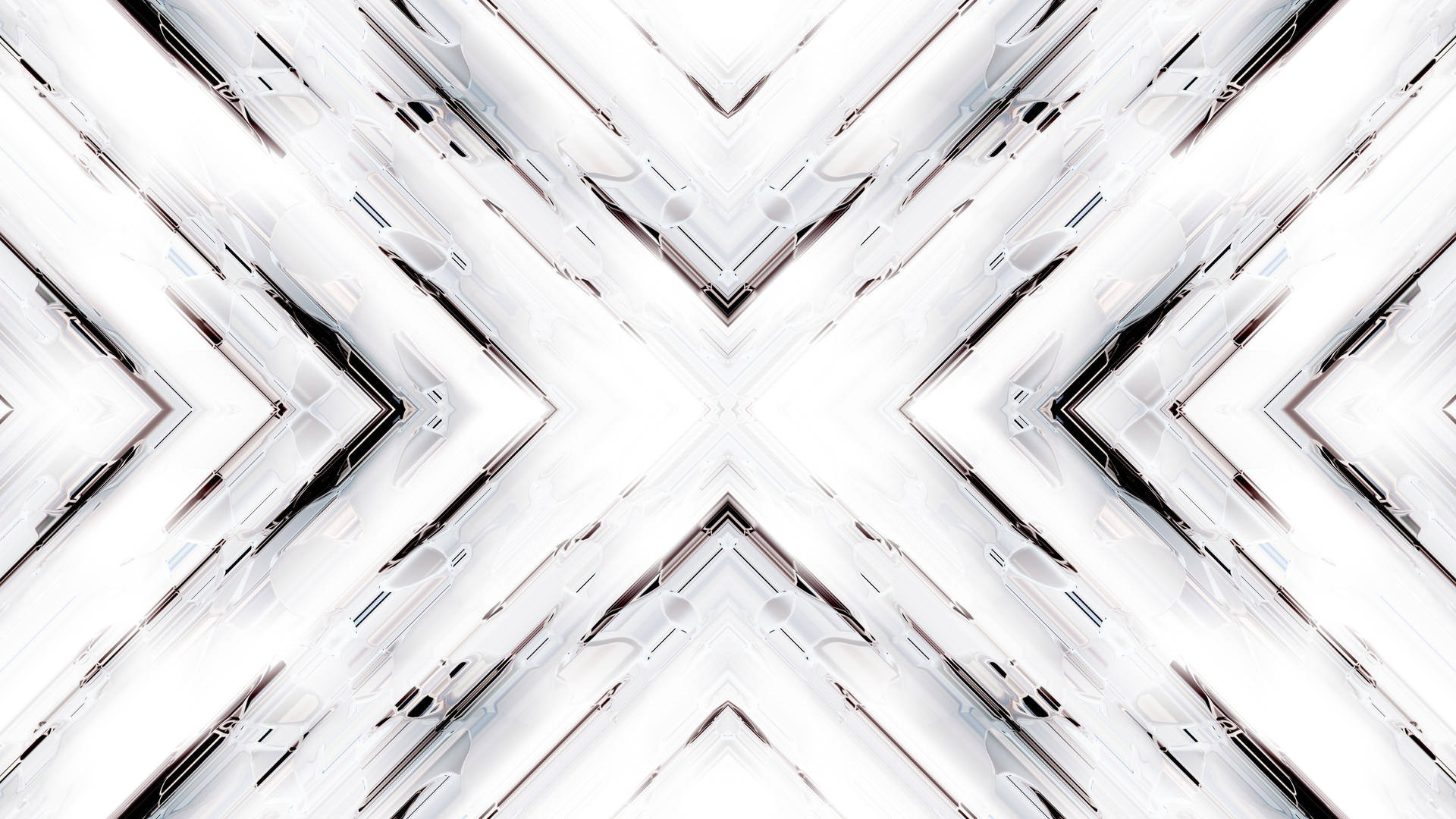 White Abstract Geometric Triangles Wallpaper