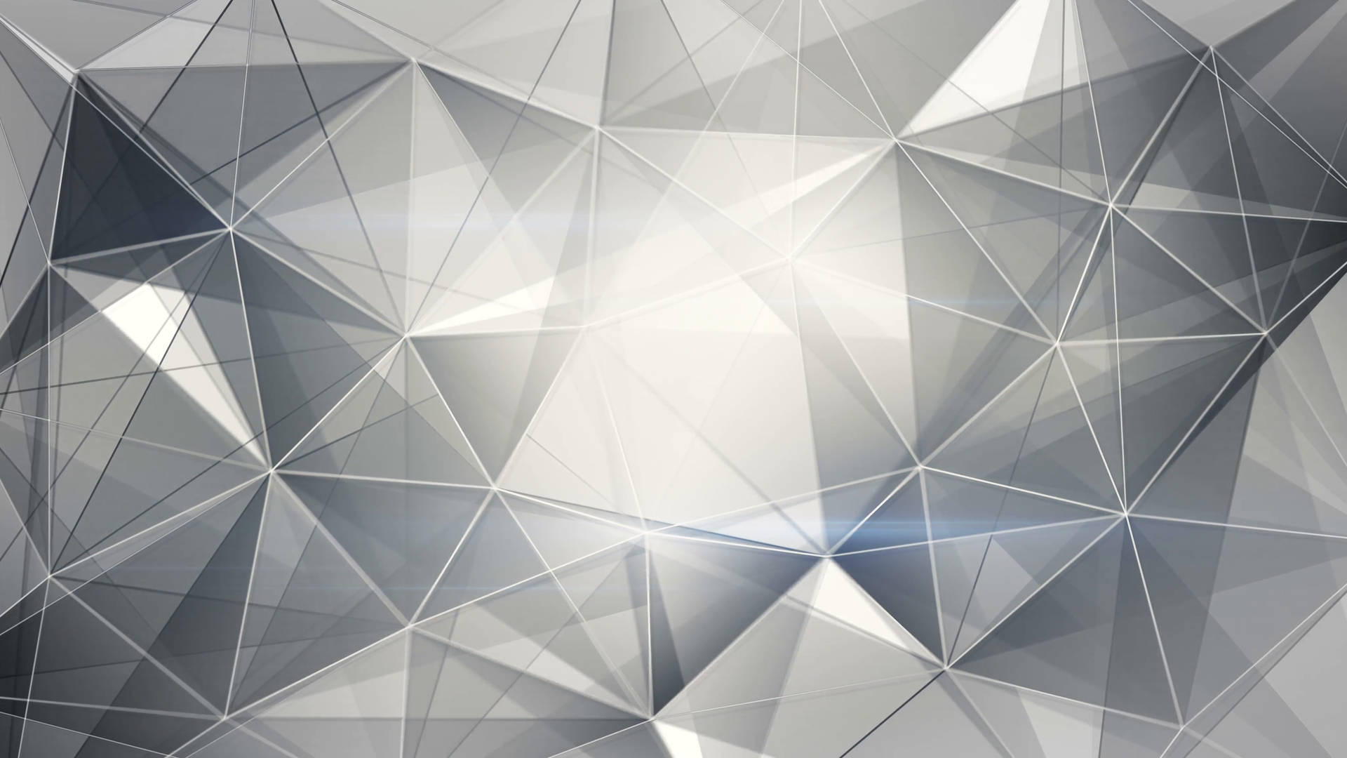 White Abstract Prism Wallpaper