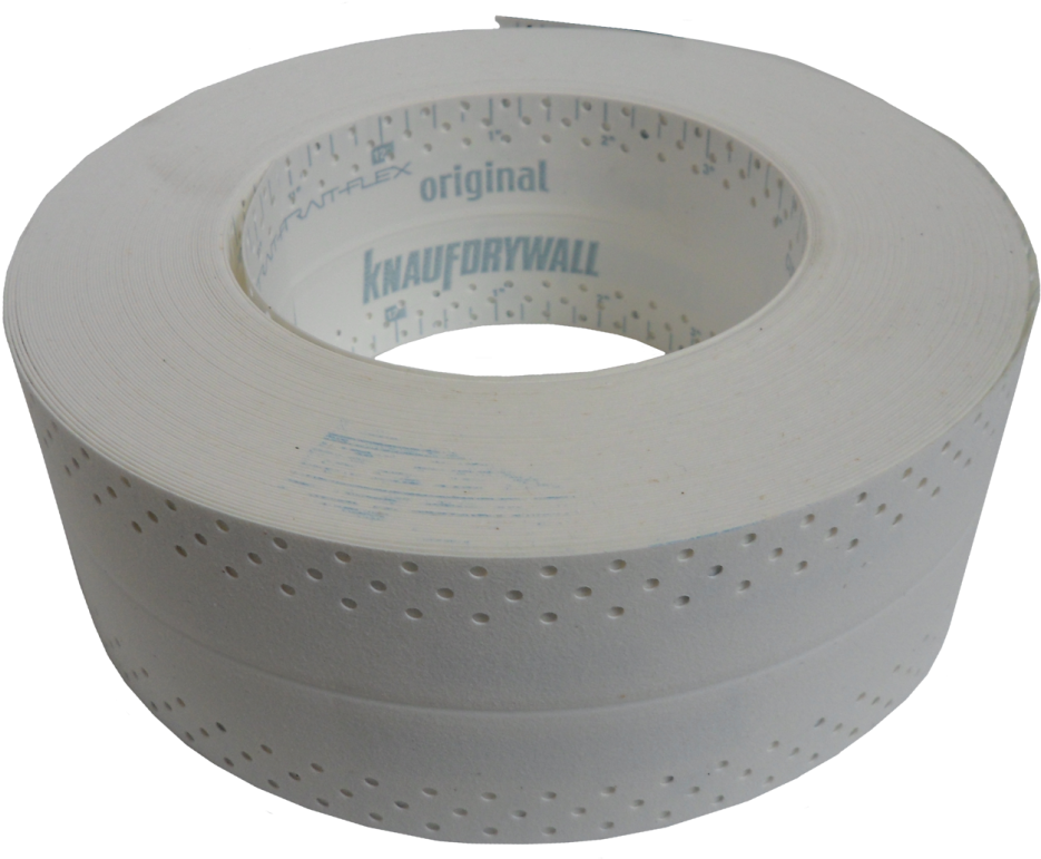 White Adhesive Drywall Joint Tape PNG