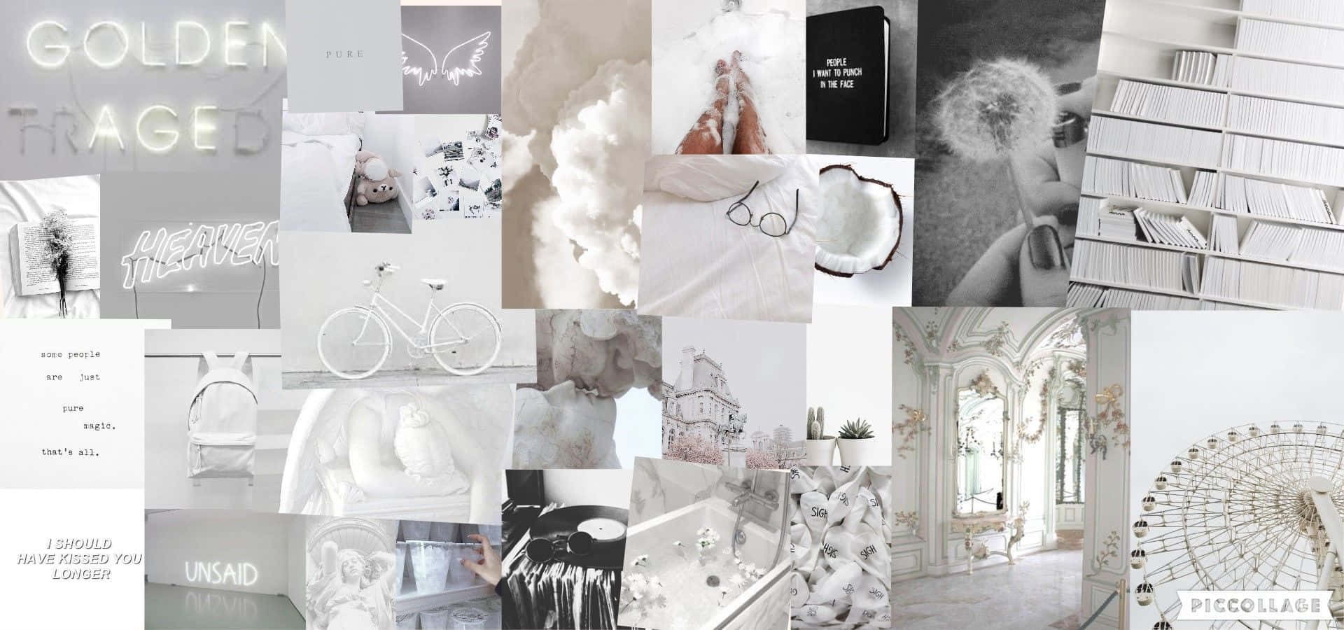 Feel the Aesthetics of White Wallpaper