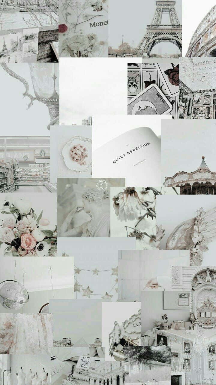 A Collage Of Pictures And Objects Wallpaper