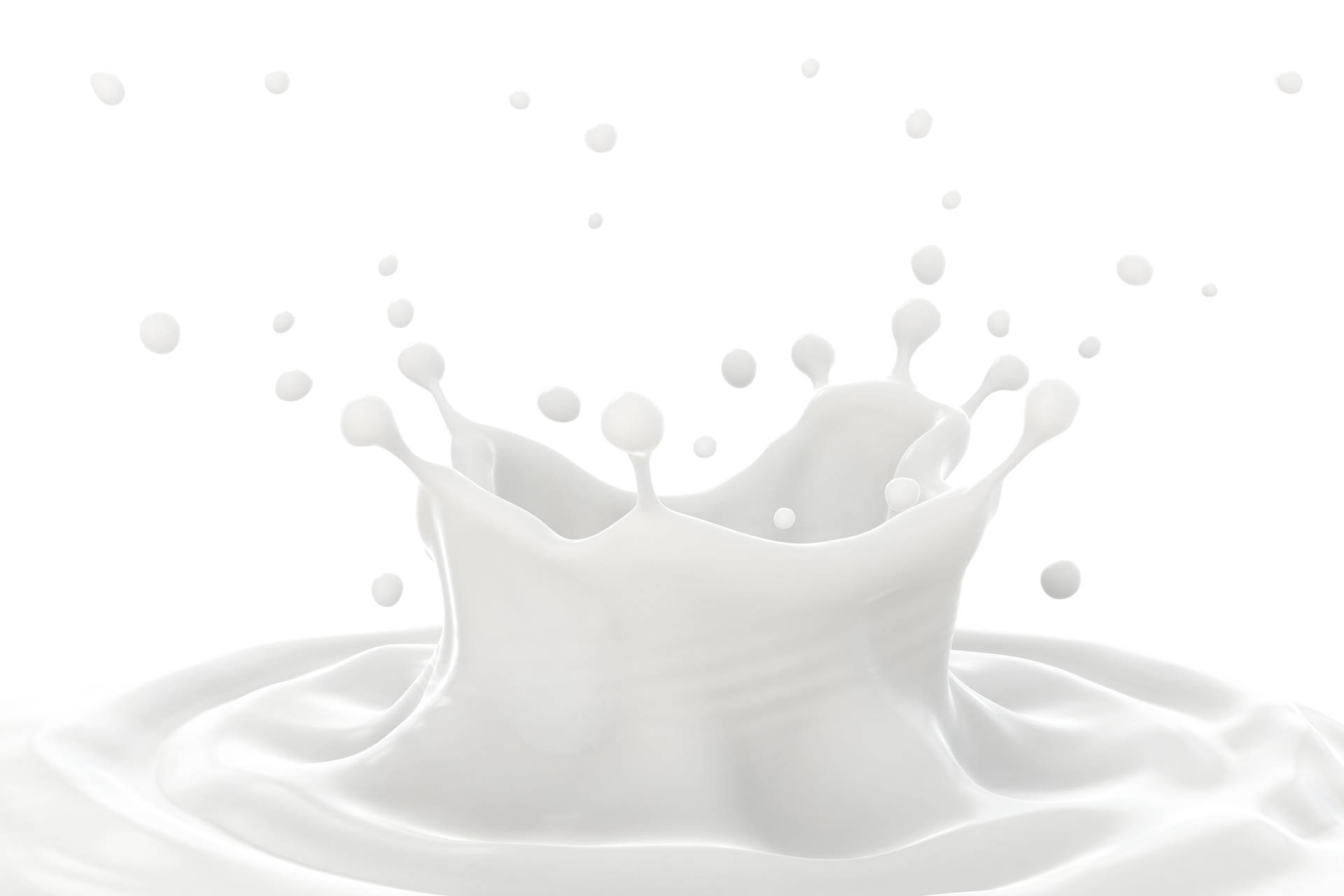 Weißeästhetische Milchflüssigkeitsspritzer Wallpaper