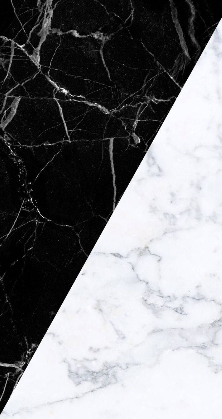 White Aesthetic Tumblr Black And White Marble Wallpaper
