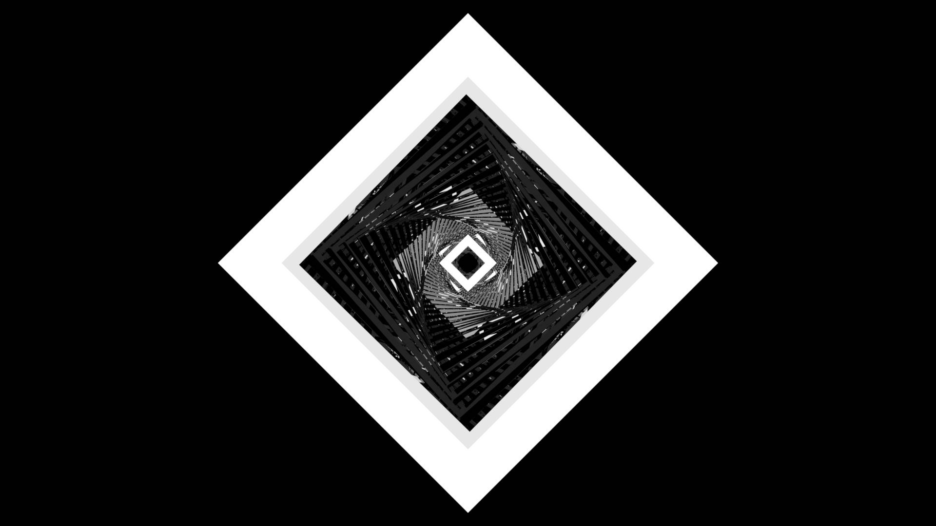 White And Black Abstract Square Picture