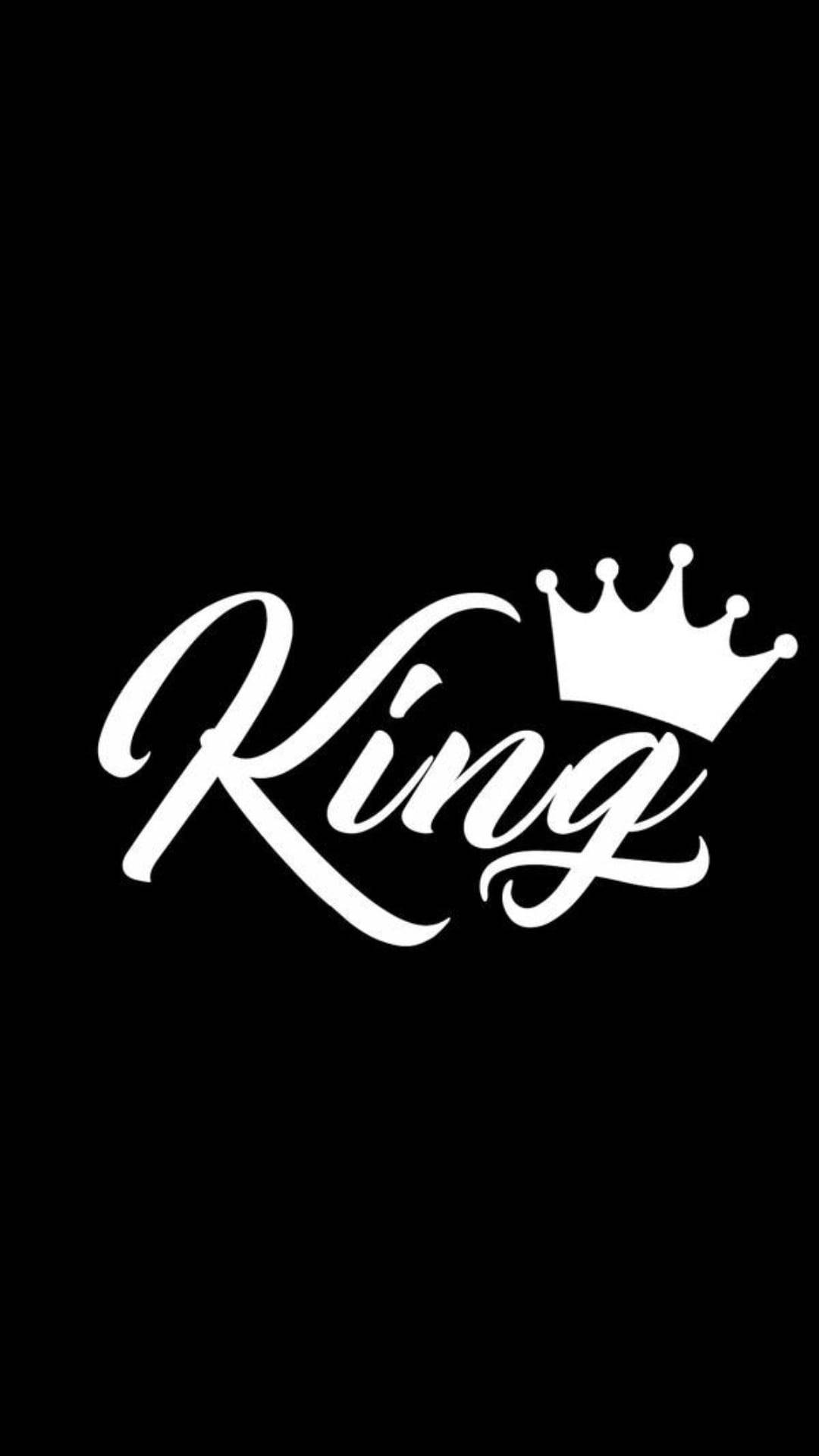 White And Black King Calligraphy Wallpaper
