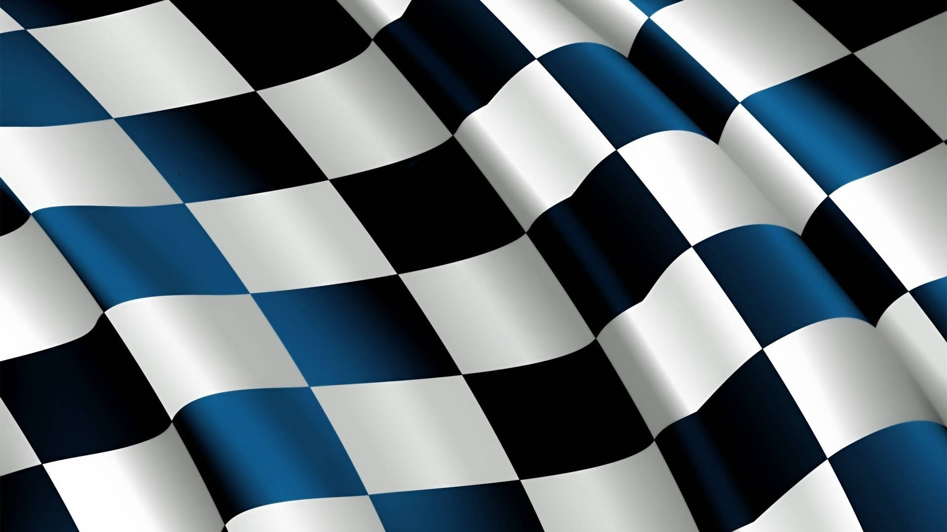 White And Blue Checkered Flag Wallpaper