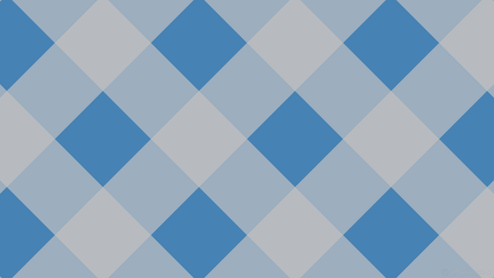 Weißund Blau Kariertes Gingham Wallpaper