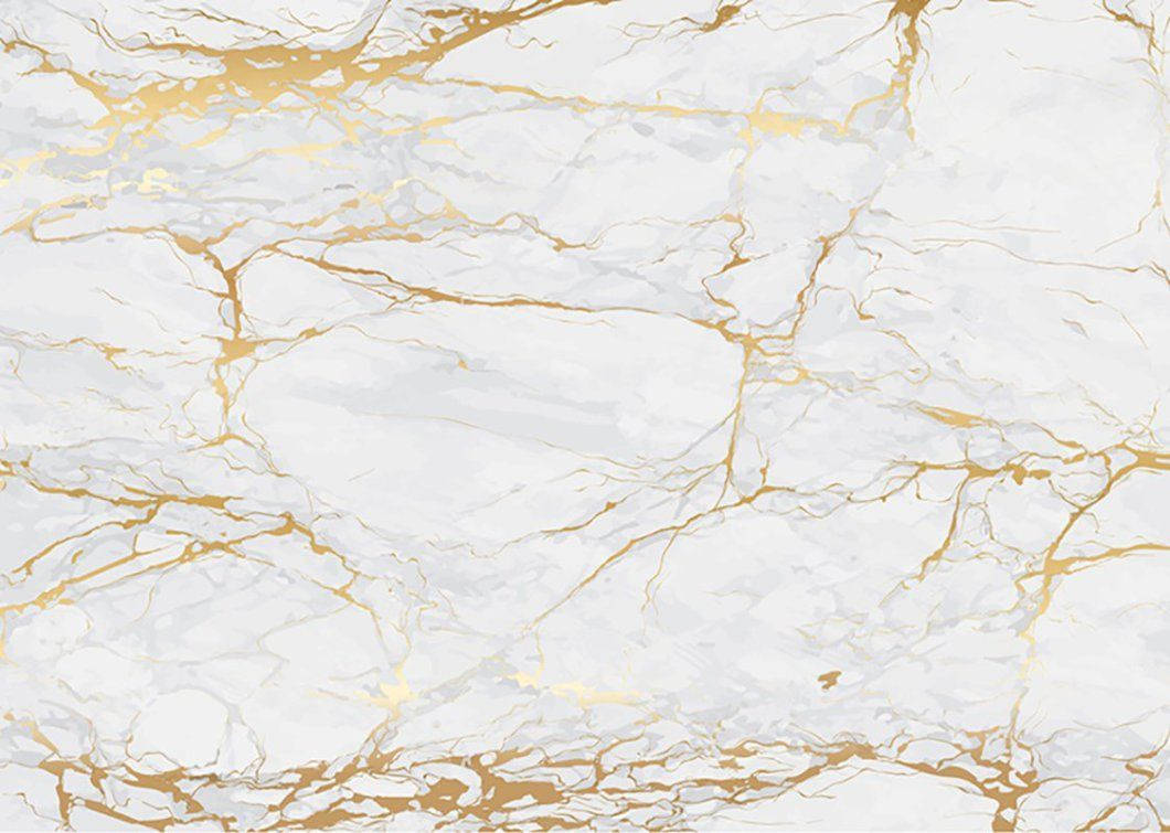 White And Gold Breccia Marble Desktop Wallpaper