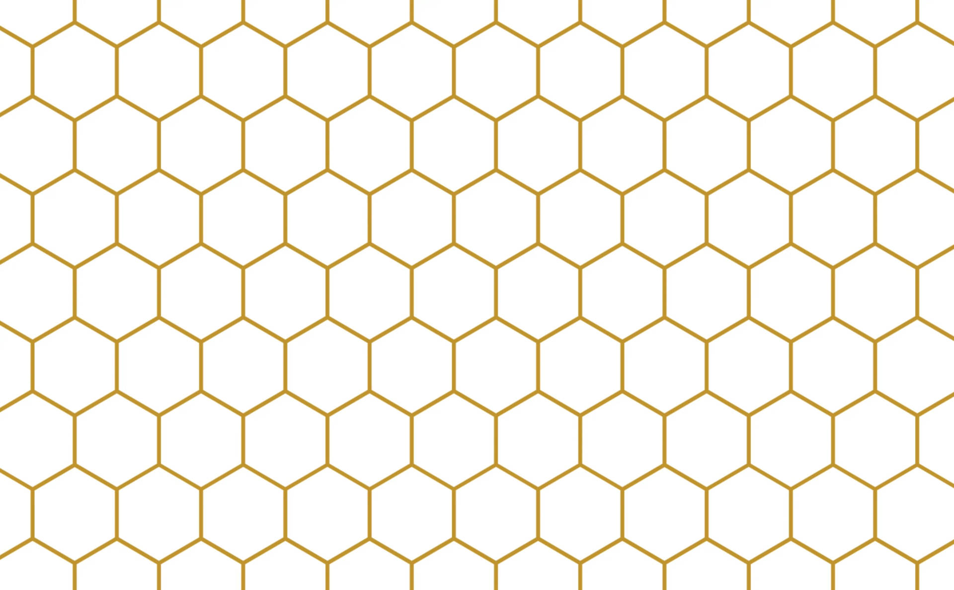 White And Gold Honeycomb