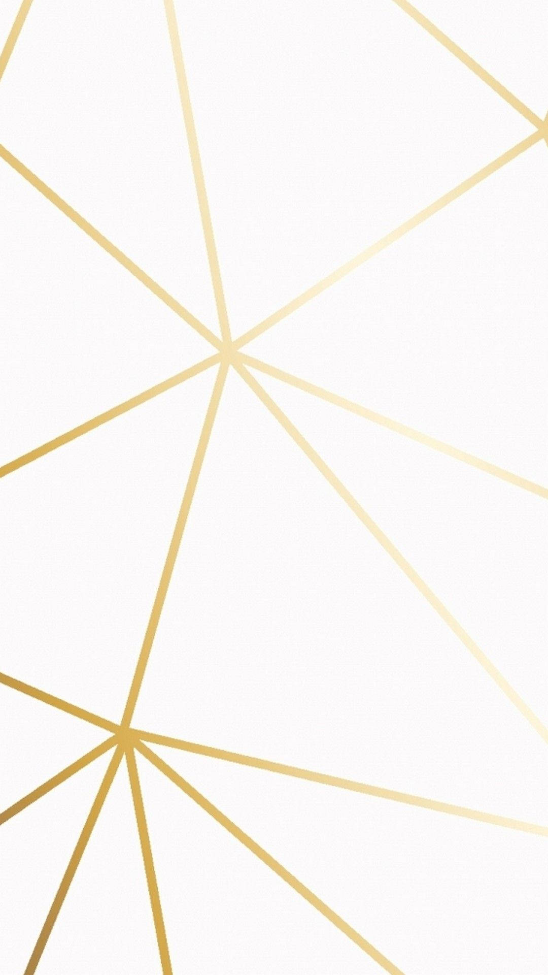 White And Gold Lined Tiles Wallpaper