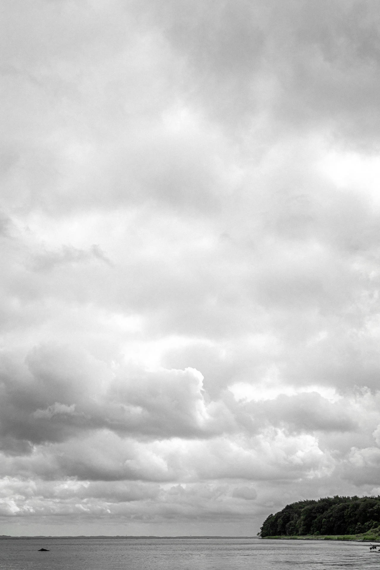 White And Gray Cloudy Sky Wallpaper