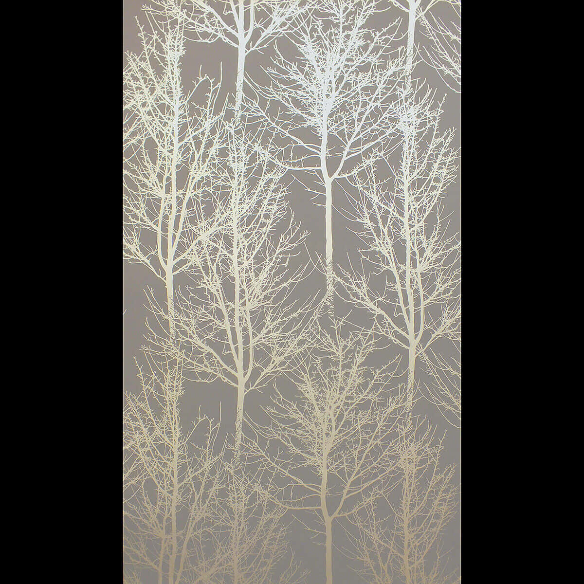 White And Gray Tree Branches Pattern Wallpaper