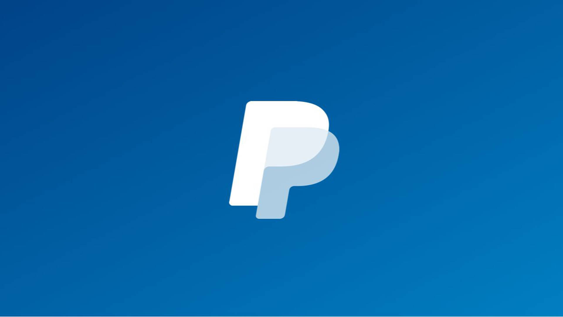 White And Light Blue Paypal Wallpaper